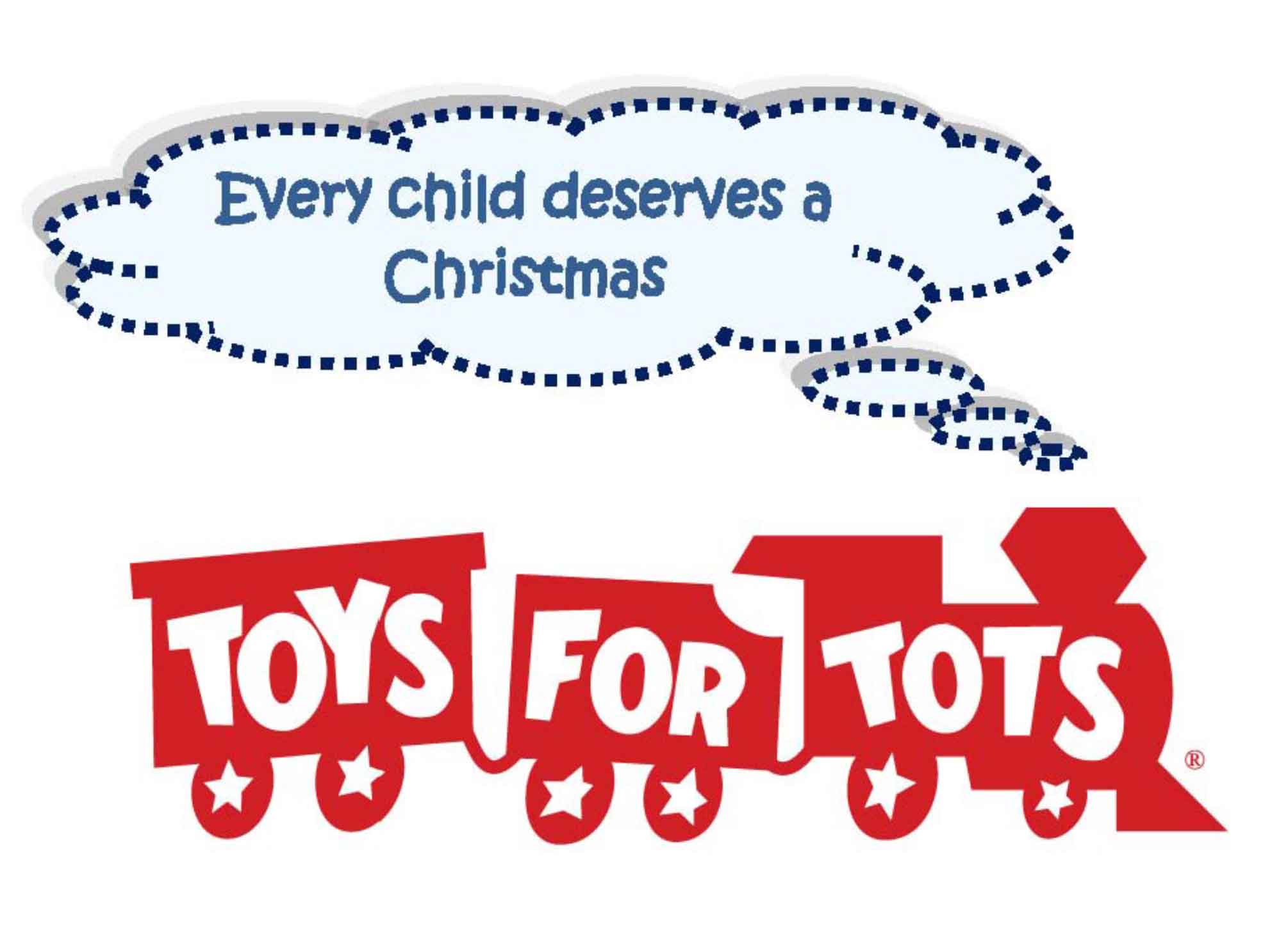 each purchase helps toys for tots with a donation